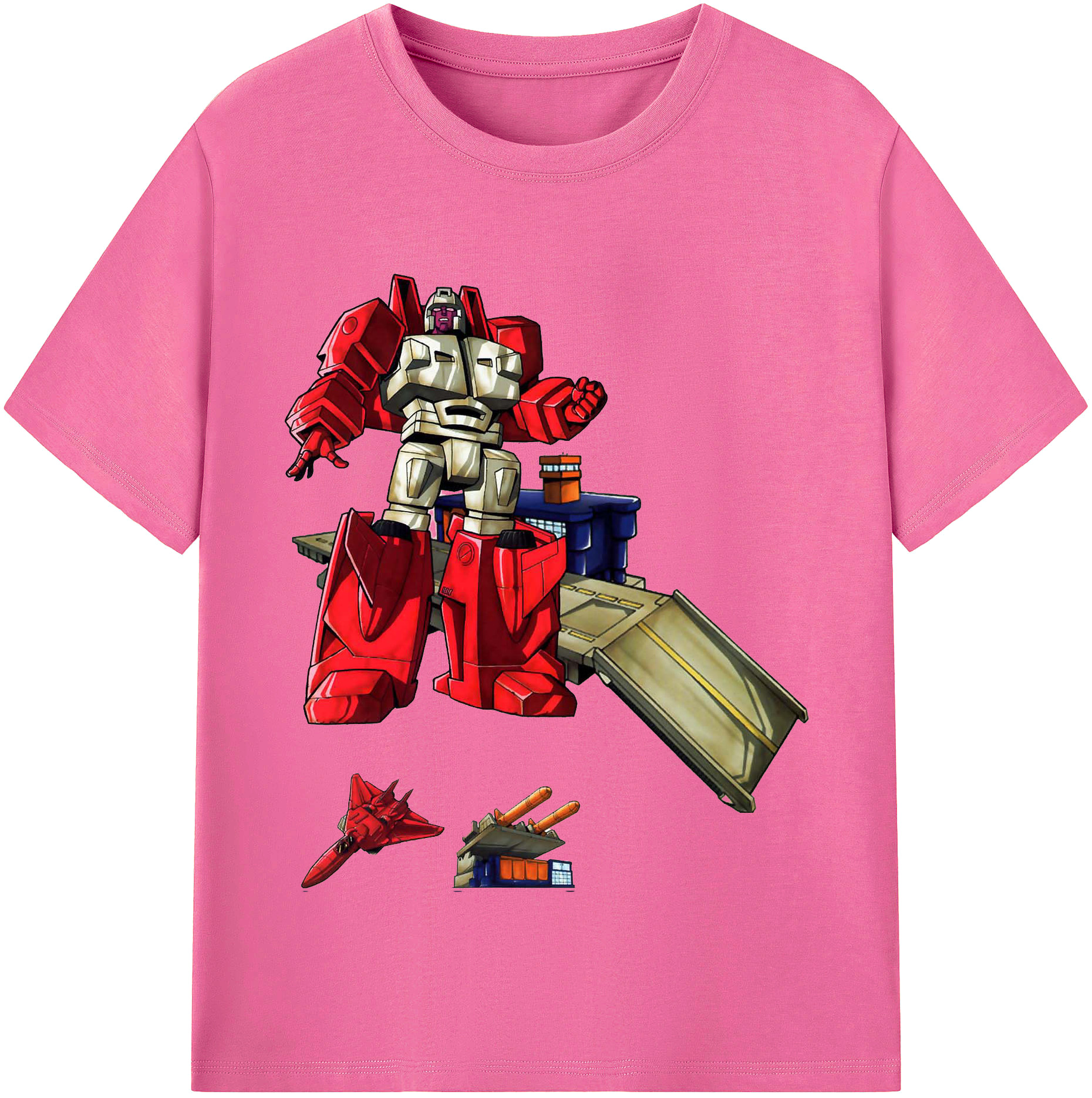 （画像用）  レディースカジュアルプリントTシャツ（綿100％）